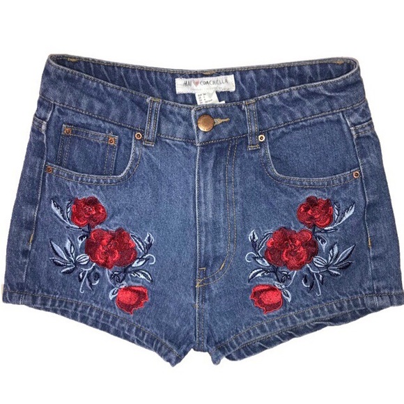 H&M Pants - SOLD-H&M Coachella Collection Embroidered Shorts H&M Pants - SOLD-H&M Coachella Collection Embroidered Shorts